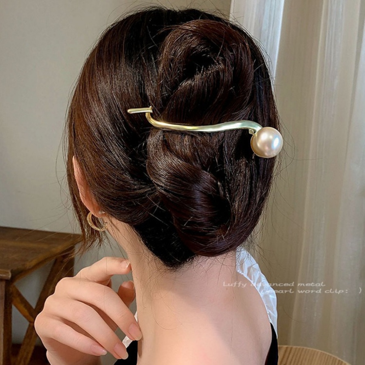 Jepit Rambut Mutiara Glitter E - Lifestyle In Korean ulasan dan harga