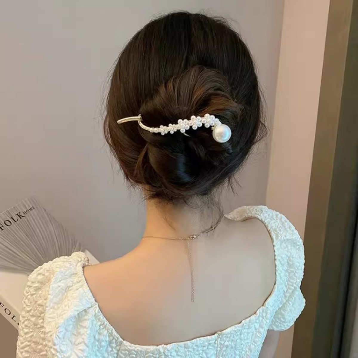 Jepit Rambut Mutiara Glitter E - Lifestyle In Korean ulasan dan harga